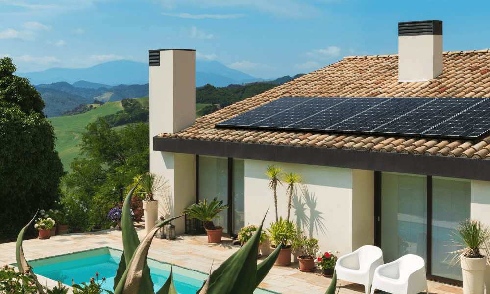 Home with SunPower panels