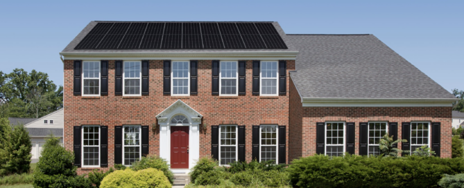 SunPower solar panels on a residential home.